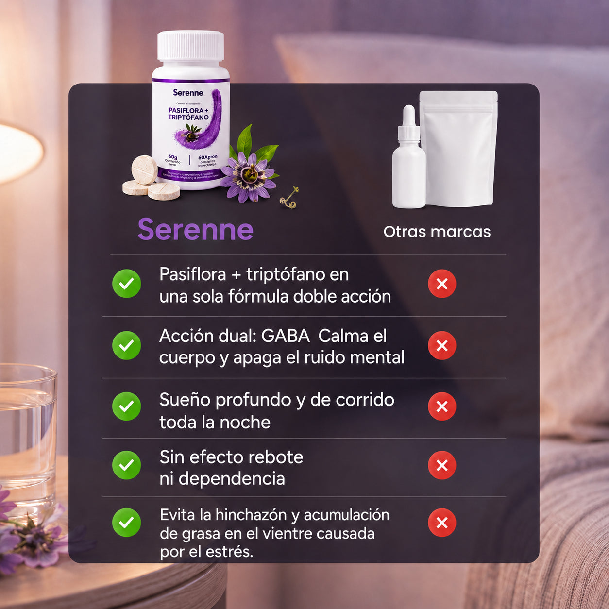 Serenne™ Pasiflora + Triptófano