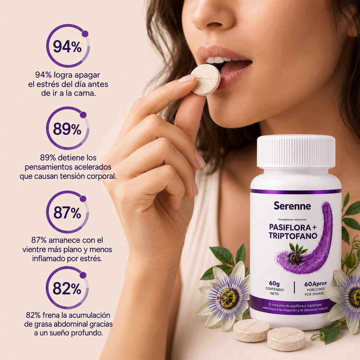 Serenne™ Pasiflora + Triptófano